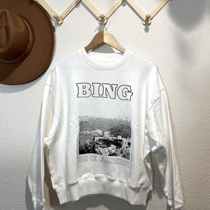 Anine Bing Rio Sweatshirt Oversized Medium NWOT